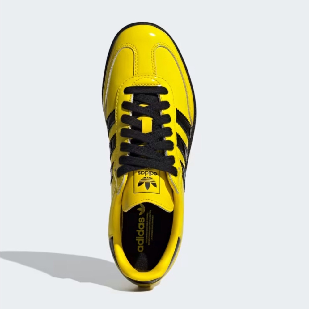 NWOT Adidas Samba OG Shoes Yellow and Black. - Picture 2 of 5